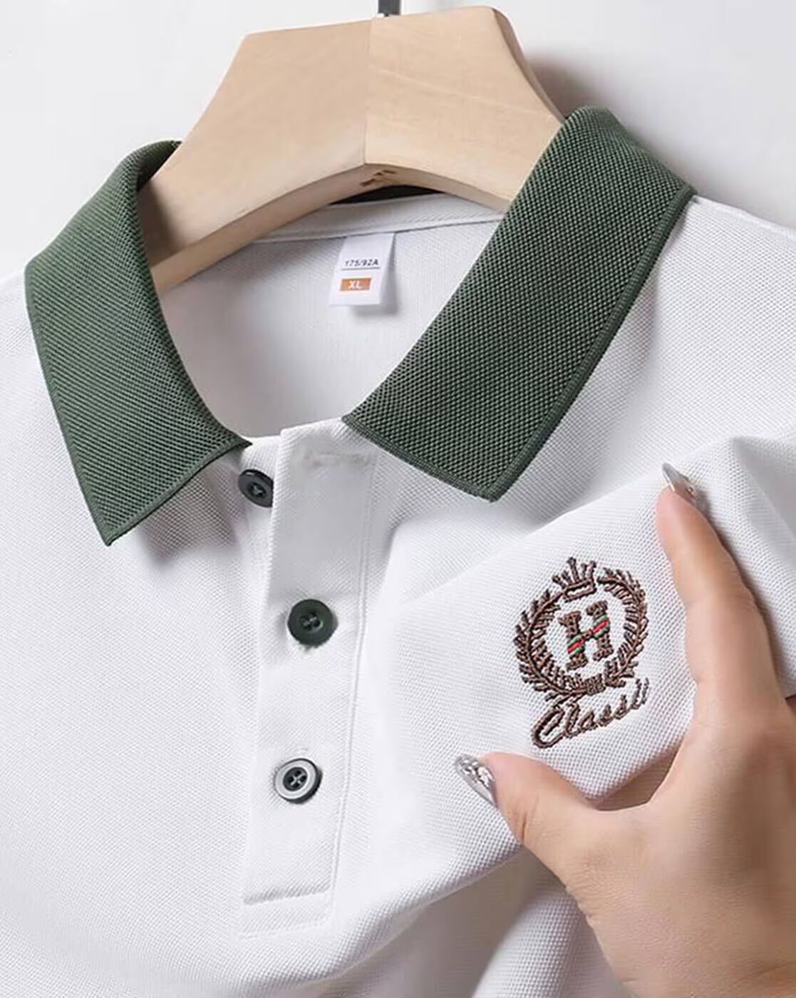 Men Solid White Polo Regular Fit Tshirt