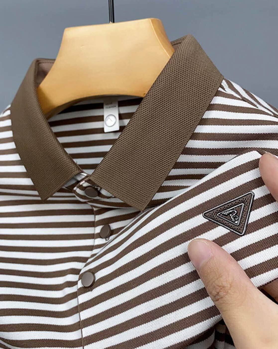 Men's Lining Color Neck T-Shirt